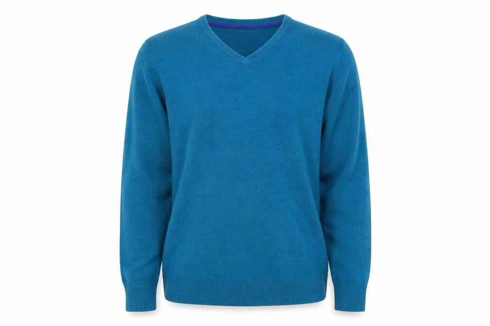Peacocks Mens Blue  Knit Pullover Jumper Size M