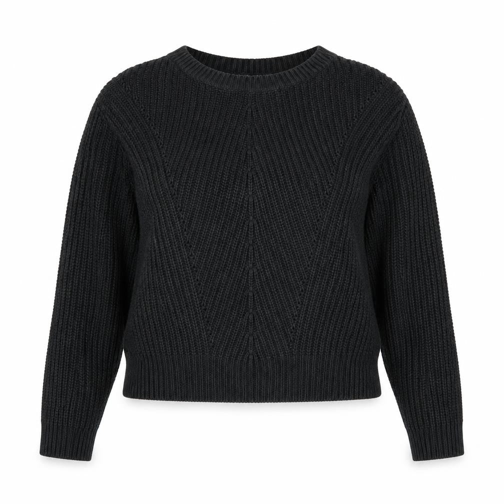 Front view of H&M women’s green jumper, size S