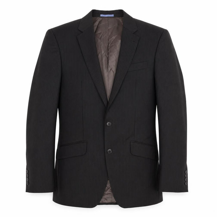 Next Mens Black Striped Jacket Blazer Size 38