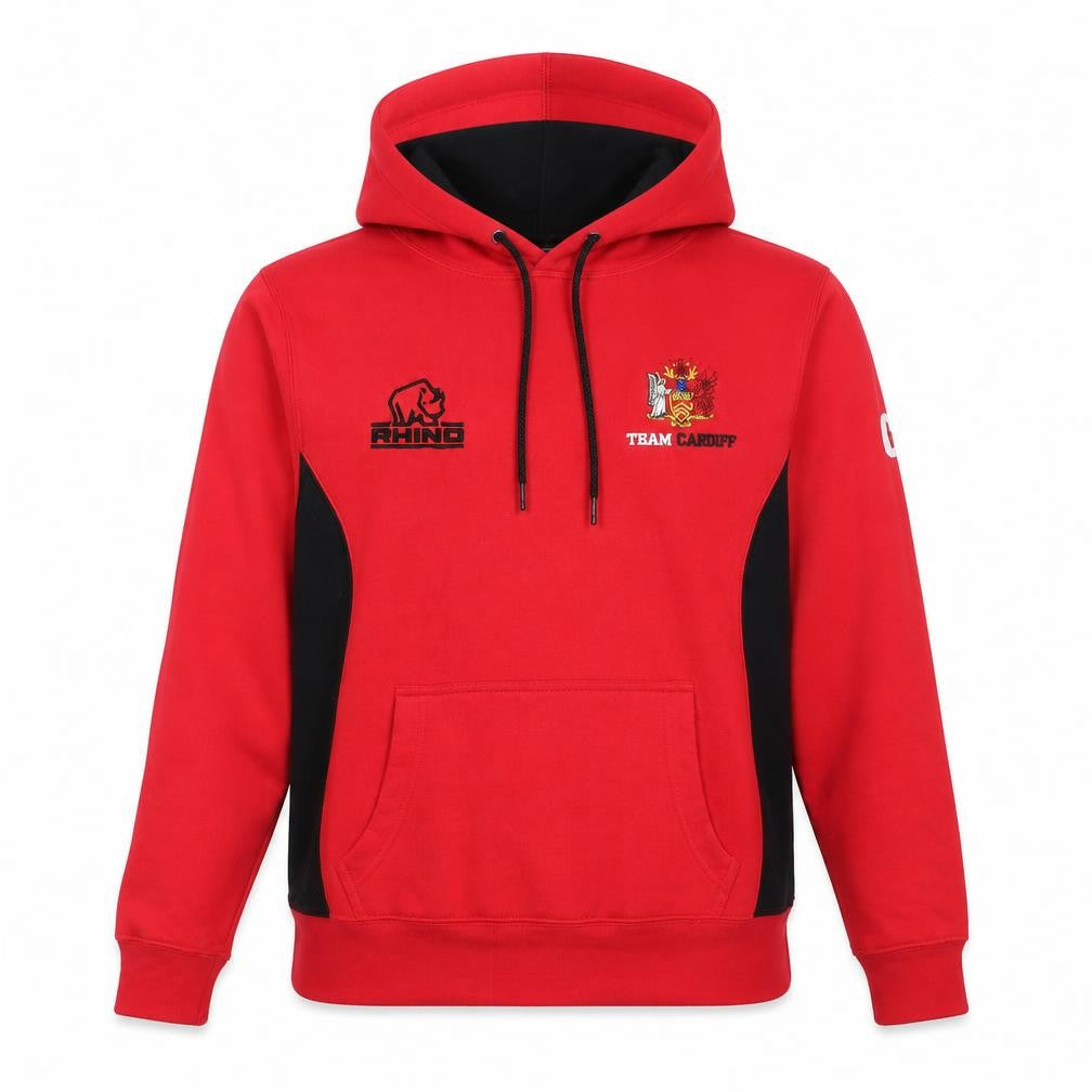 Rhino Womens Red   Pullover Hoodie Size 12