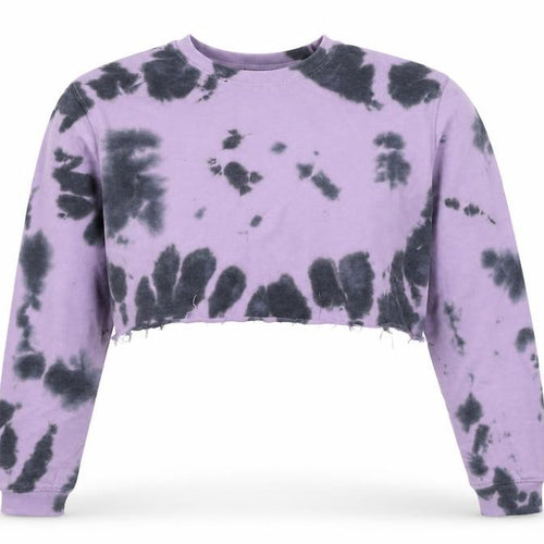 Pretty little thing Womens Purple Polka Dot  Pullover Jumper Size 6