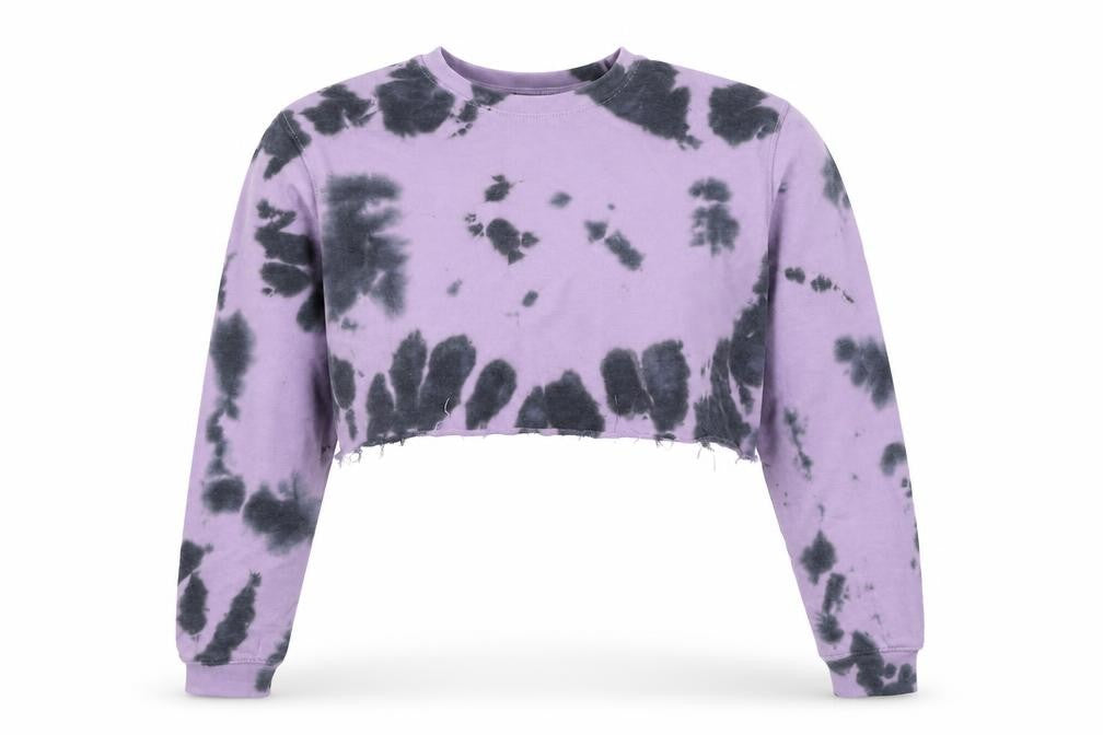 Pretty little thing Womens Purple Polka Dot  Pullover Jumper Size 6