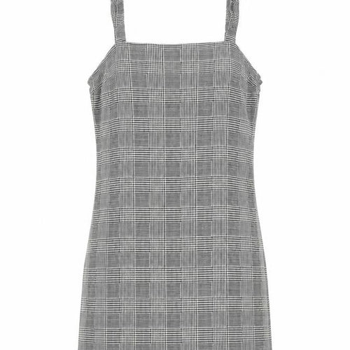 Divided by H&M Womens Black Herringbone  Mini  Size 10