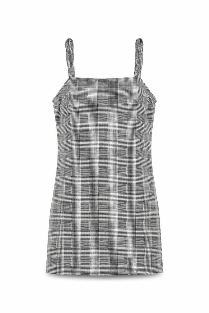 Divided by H&M Womens Black Herringbone  Mini  Size 10