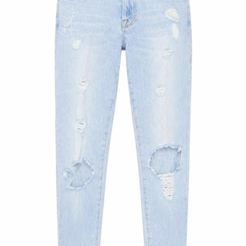 Preworn Womens Blue  Denim Skinny Jeans Size 26 in L27 in