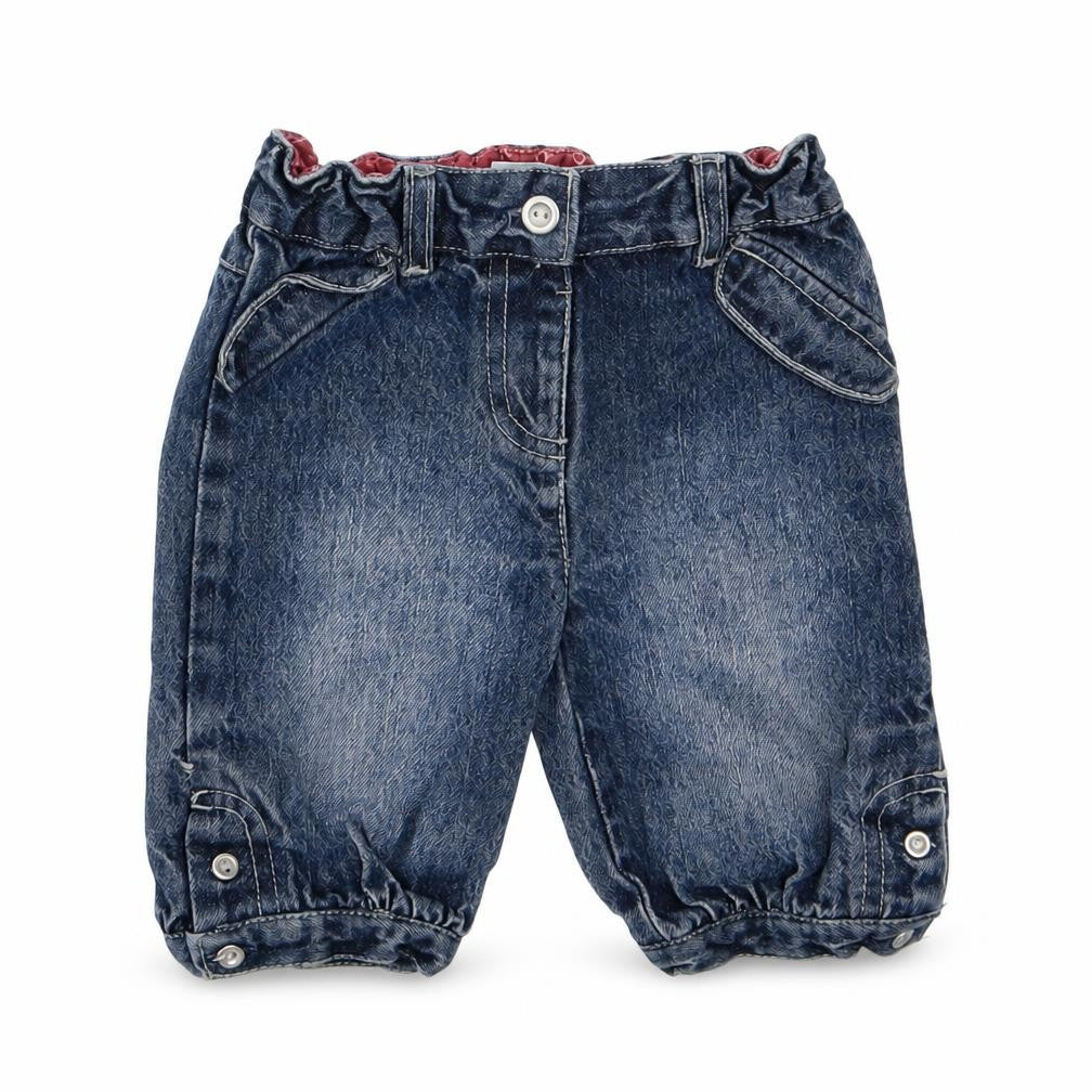 Kimbaloo Girls Blue  Denim Cropped Jeans Size 12 Months