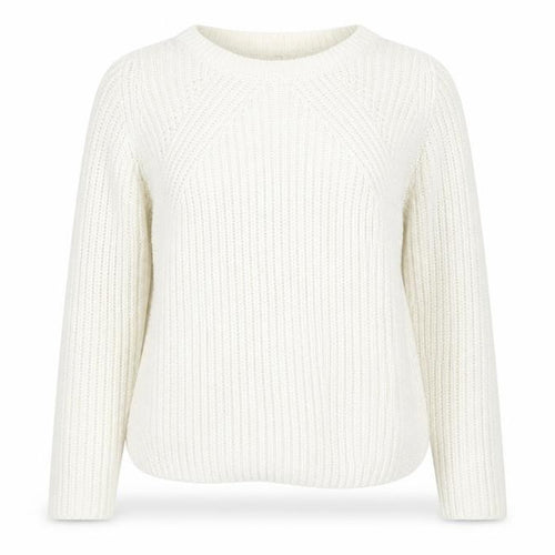 QS Womens Ivory  Knit Pullover Jumper Size S