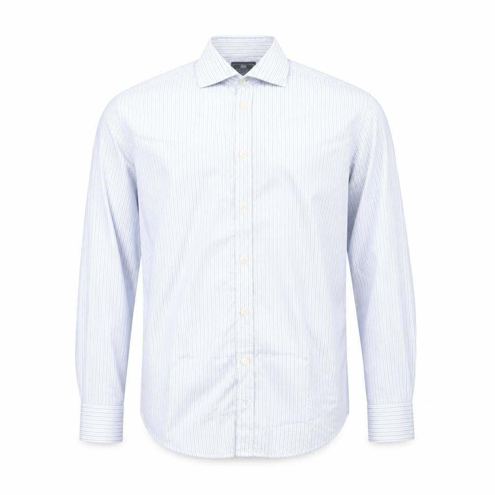 Hawes & Curtis Mens Blue Striped   Button-Up Size 34