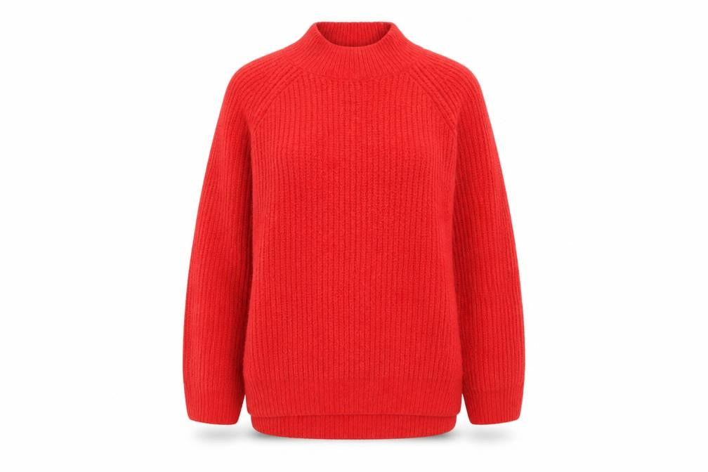 Primark Womens Red  Knit Pullover Jumper Size 4