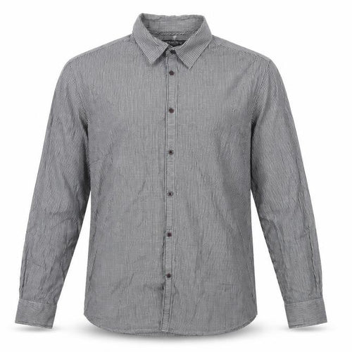 Sandstone Mens Grey Check   Button-Up Size L