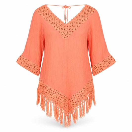 Front view of F&F women’s pink kaftan, size XS
