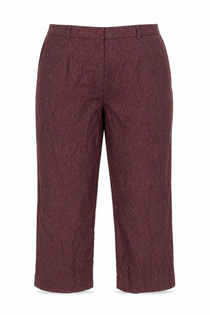 Cotswold Collections Womens Red   Cropped Trousers Size 18 L26 in