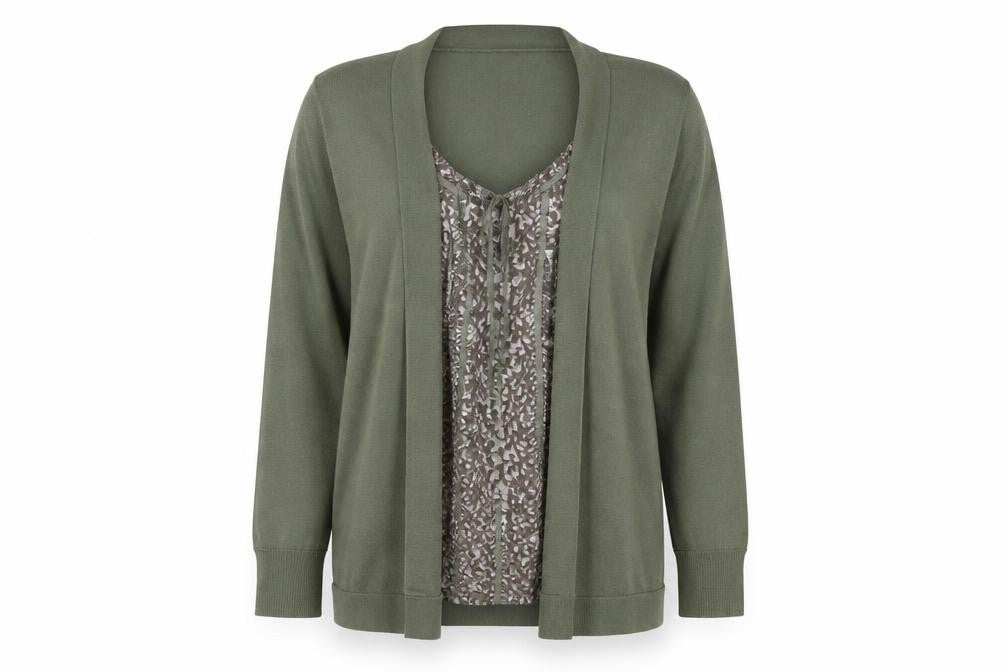 Preworn Womens Green   Cardigan Jumper Size 8