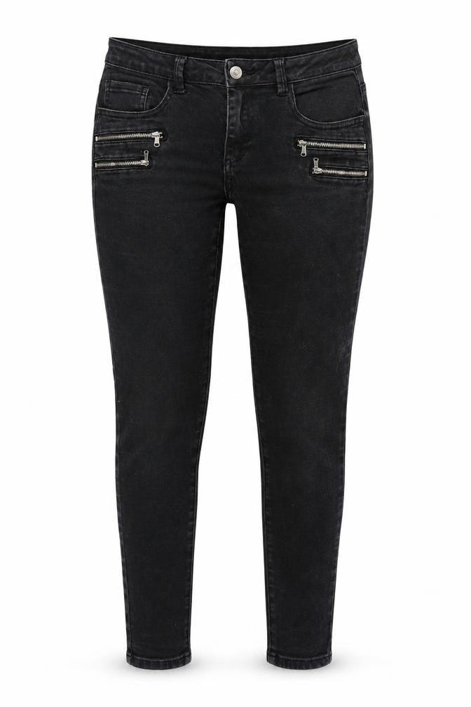 Denim Co Womens Black Denim Skinny Jeans Size 10 L28 in