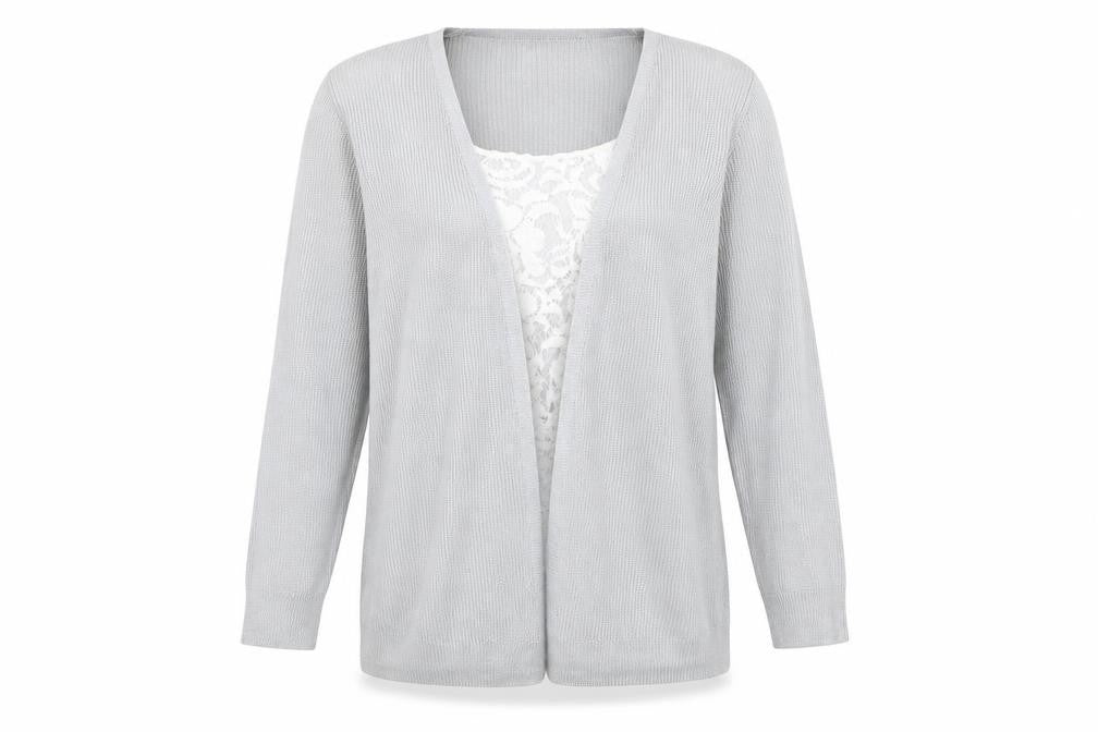 Marks and Spencer Womens Grey  Knit Pullover Jumper Size 8