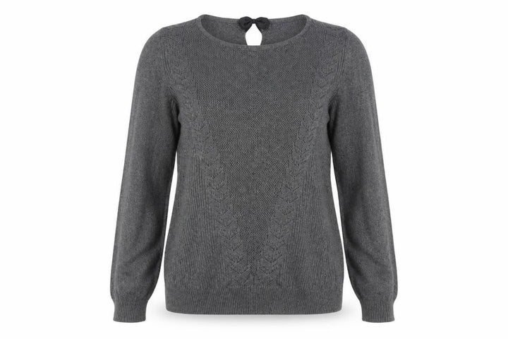 Mango Womens Grey Pullover Jumper Size 14