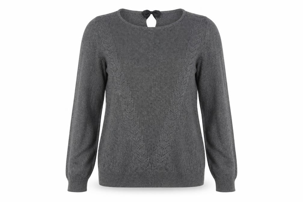 Mango Womens Grey   Pullover Jumper Size 14