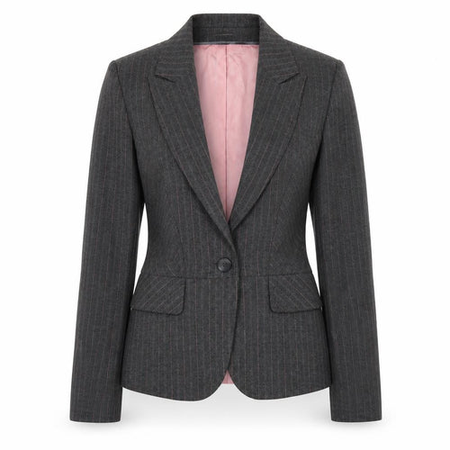 Warehouse Womens Grey   Overcoat Coat Size 8