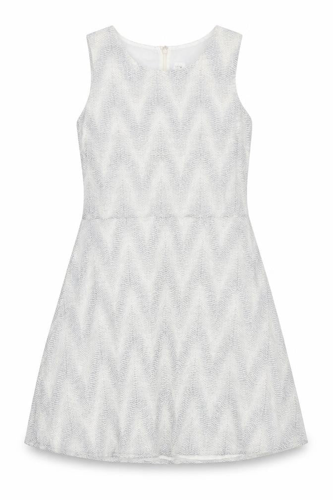 Gap Womens Blue Polka Dot  Skater Dress  Size L