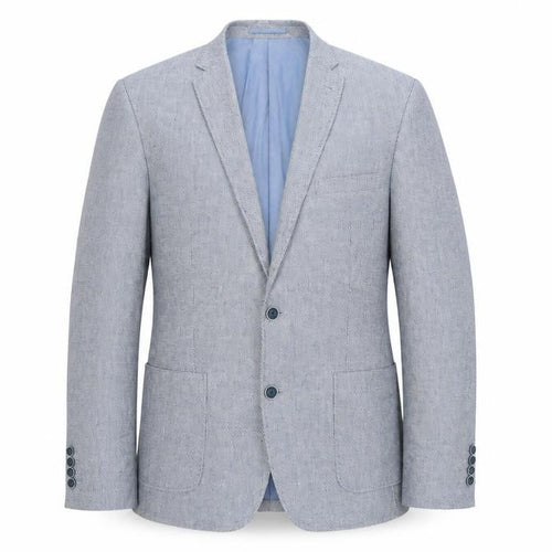 Preworn Mens Blue Argyle/Diamond  Jacket Blazer Size L