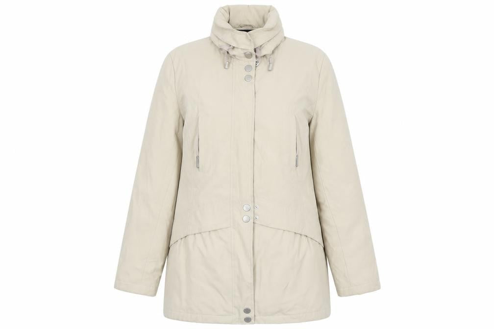 Ellie Louise Womens Ivory   Jacket Coat Size M