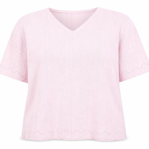 Preworn Womens Pink   Basic T-Shirt Size 14