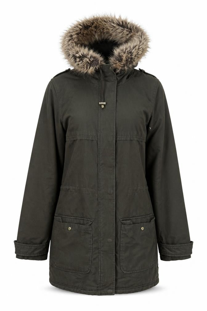 Dorothy Perkins Womens Green   Rain Coat Coat Size 8