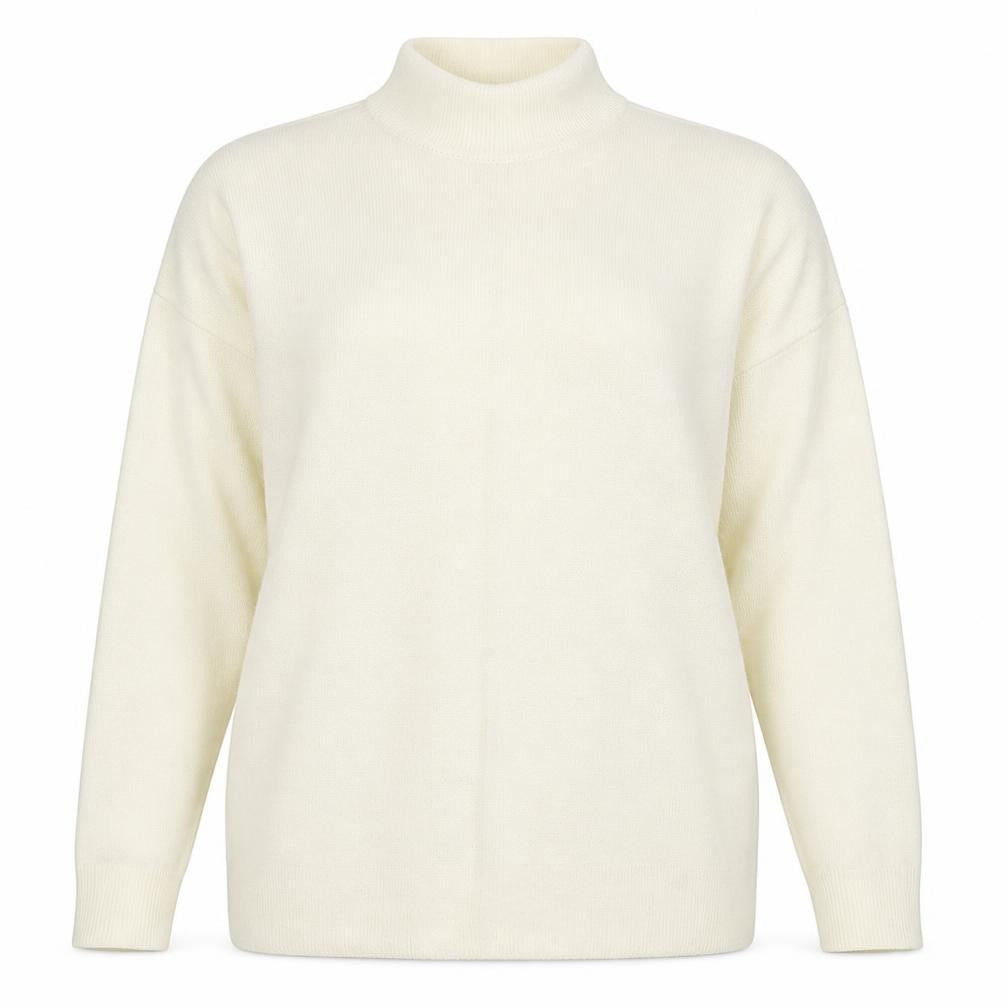 Damart Womens Ivory  Knit Pullover Jumper Size 16