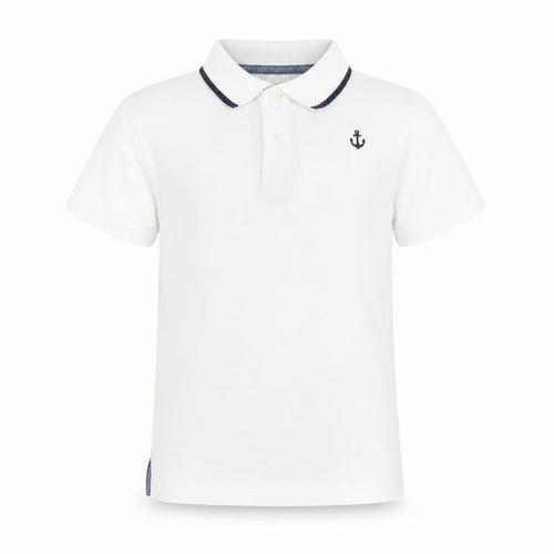 Gymboree Boys White   Basic Polo Size S