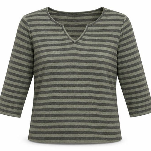 Dorothy Perkins Womens Green Striped Knit Pullover Jumper Size 14
