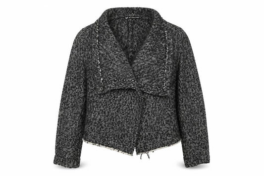 Front view of Sweet lady women’s black jacket, size M