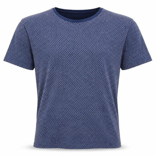 canda Mens Blue Geometric   T-Shirt Size S