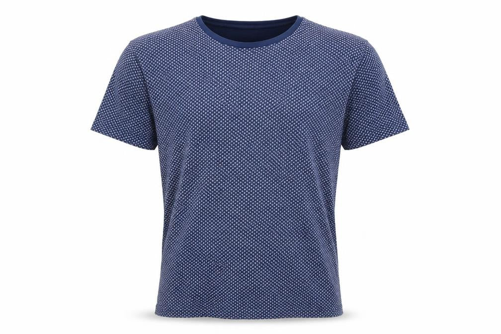 canda Mens Blue Geometric   T-Shirt Size S