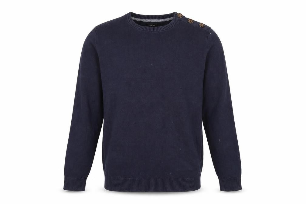 quaterback Mens Blue   Pullover Jumper Size S