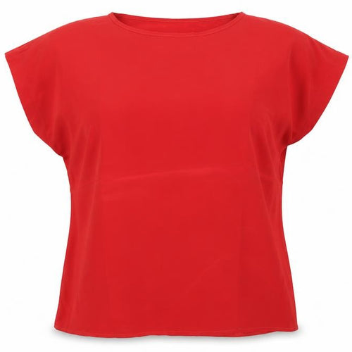 Richards Womens Red   Basic T-Shirt Size 14