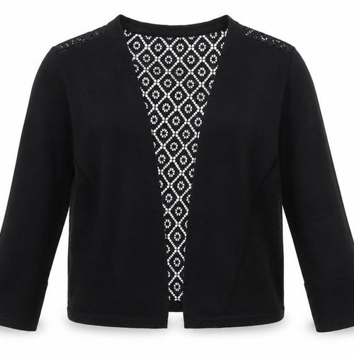 Per Una Womens Black  Knit Cardigan Jumper Size 10