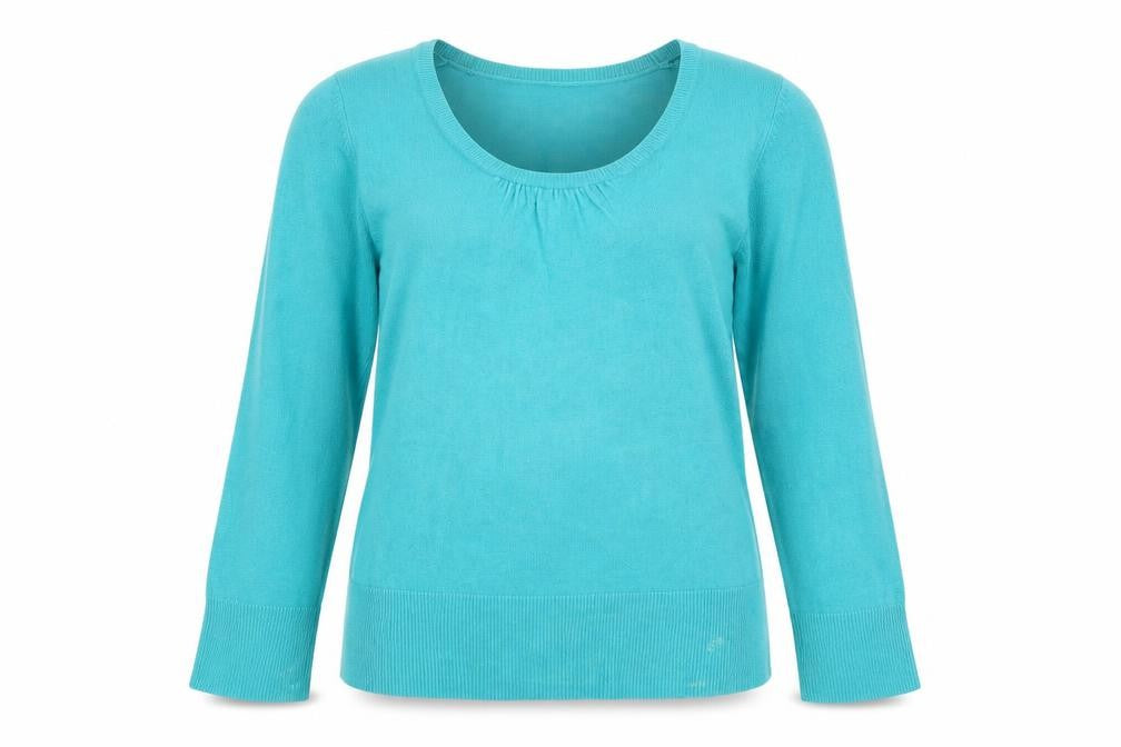 Papaya Womens Blue  Knit Pullover Jumper Size 14