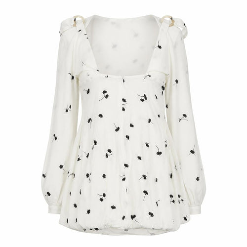 Dot & X Womens White   Fit & Flare  Size 8