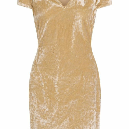 Missguided Womens Yellow   Fit & Flare  Size 8