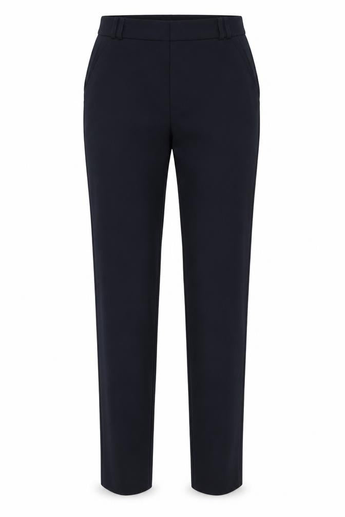 Front view of Atmosphere women’s blue sweatpants, size UK 6, 27-inch leg