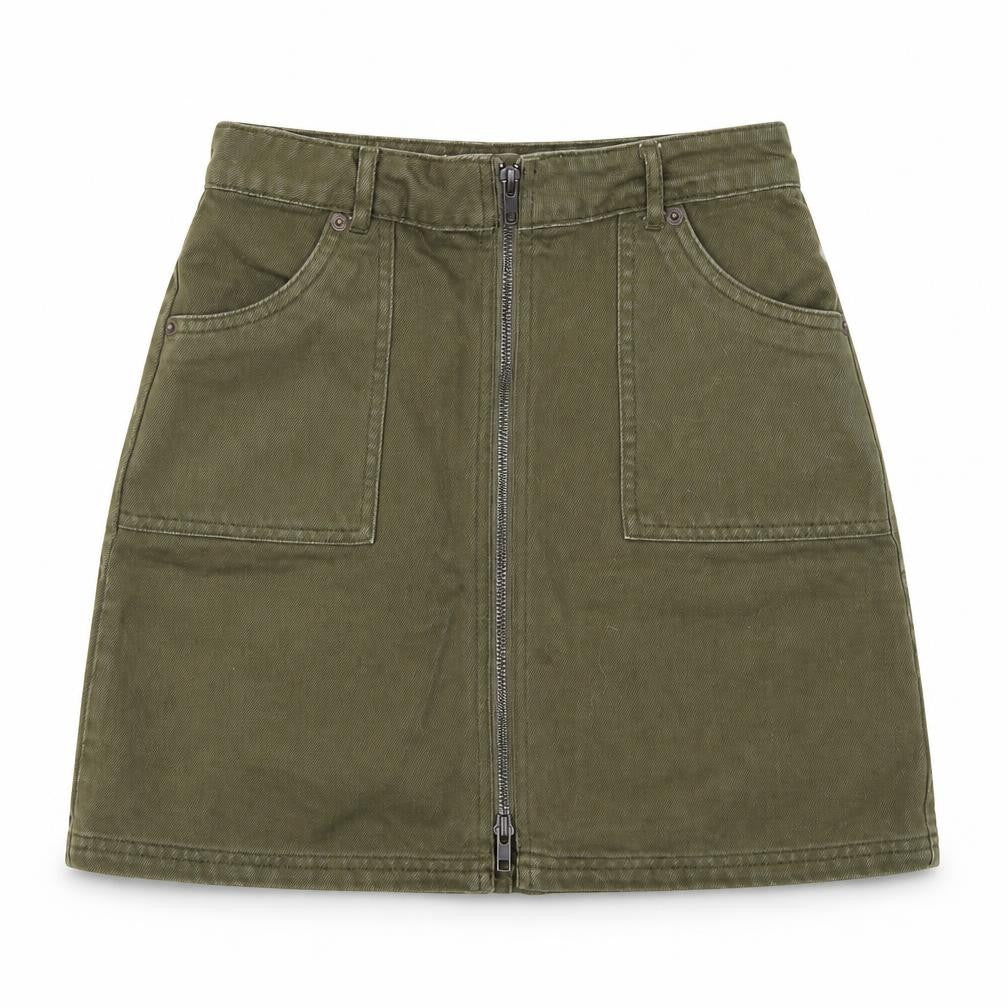Jack Wills Womens Green   A-Line Skirt Size 6