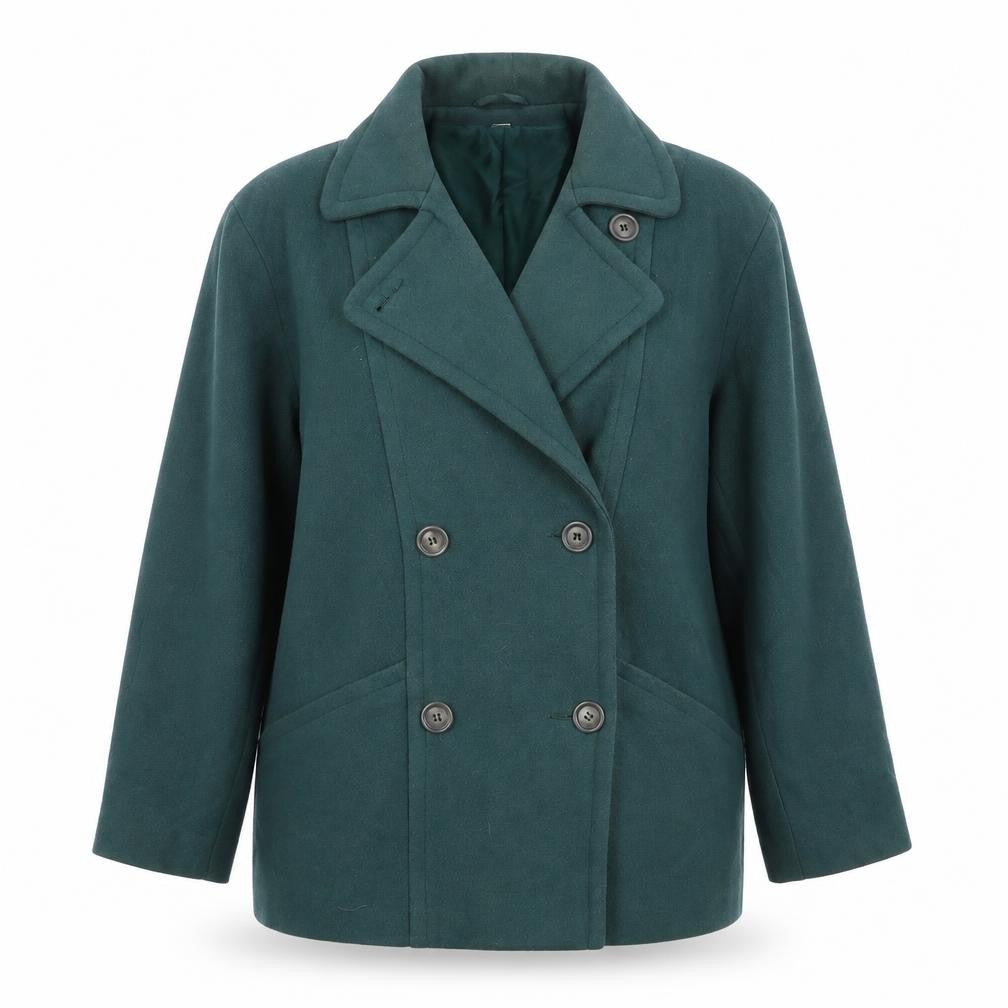 Preworn Womens Green   Jacket Coat Size 14