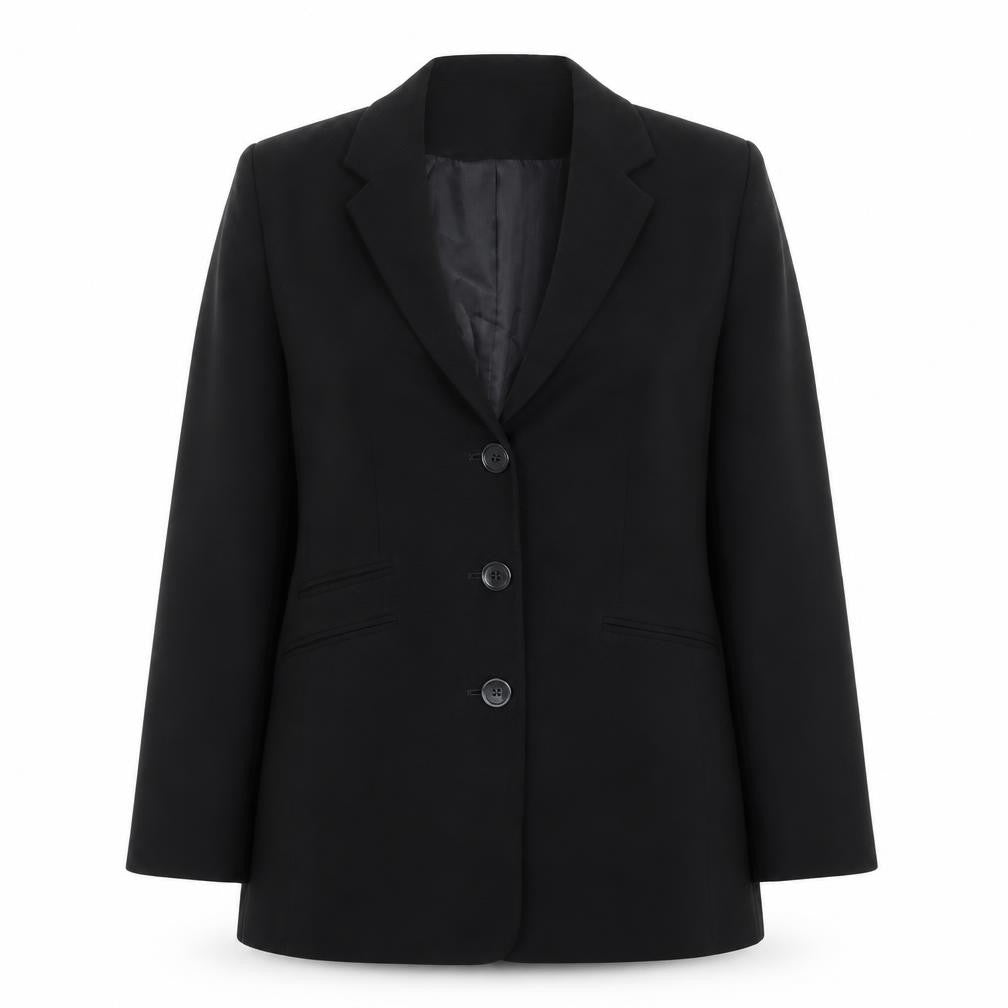 Preworn Womens Black   Jacket Blazer Size 12