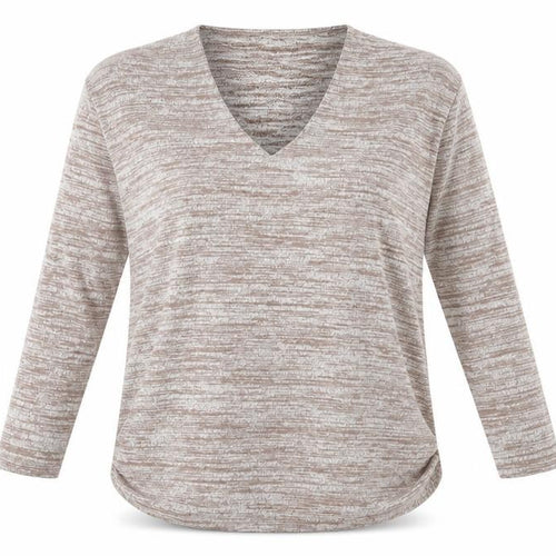 Select Womens Brown Striped Knit Pullover Jumper Size 10  - Cut Out Neckline