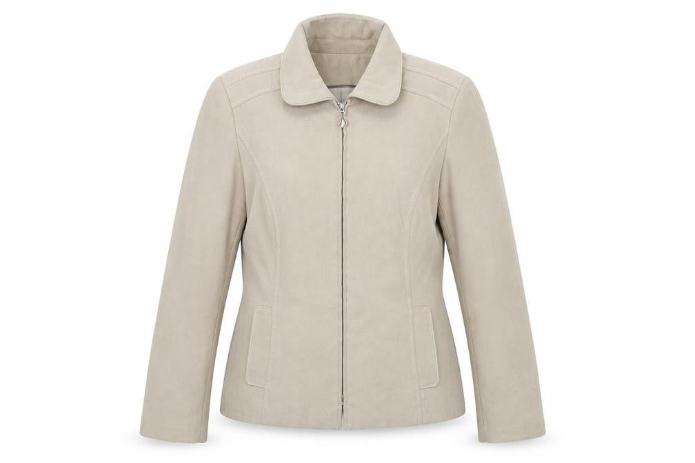 BM Womens Beige   Jacket  Size 12