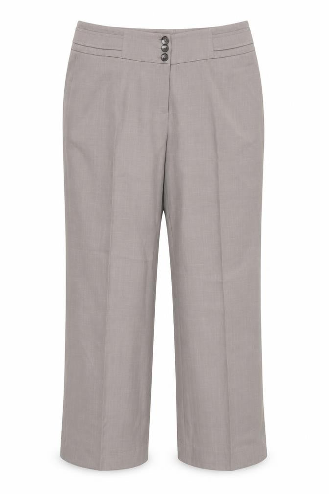 Debenhams Womens Beige Rayon Trousers Size 16 L27 in