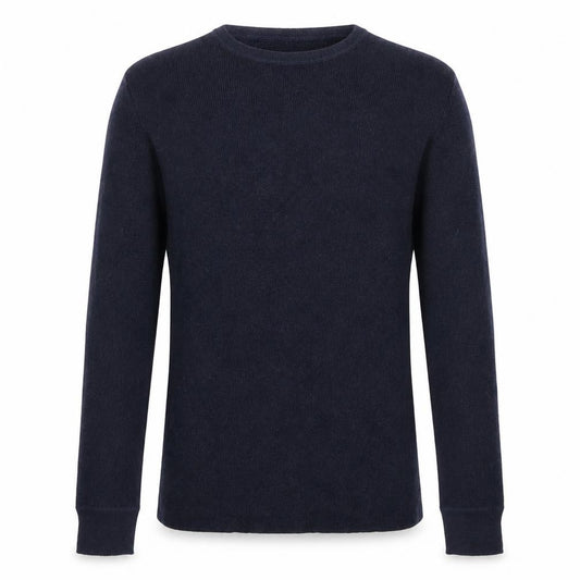 Front view of Soyer men’s blue jumper, size S