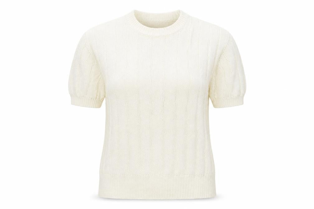 Isle Womens White   Basic T-Shirt Size M