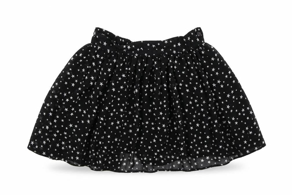 Candy Couture Womens Black Geometric  Mini Skirt Size 26 in