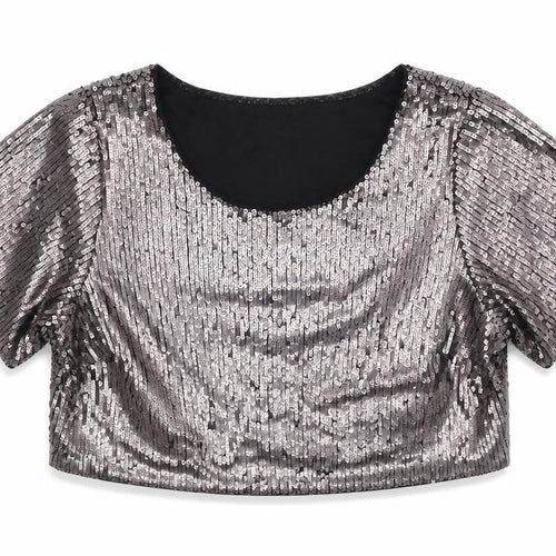 Boutique Womens Silver   Basic Blouse Size S  - Oversized